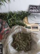 Homem é preso com drogas durante ação do BPMA na AIS 19