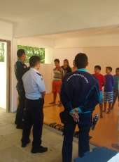 Policiais Militares da Companhia do Pecém iniciam projeto de Jiu-Jítsu com crianças de escolas públicas