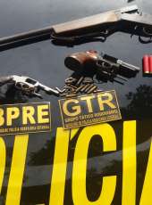 Policiais Militares do BPRE apreendem armas de fogo e munições em Caucaia-CE