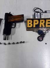 PMCE apreende arma e prende 05 suspeitos em Maranguape-CE