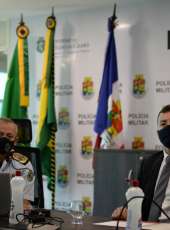 PMCE recebe visita do Secretário de Segurança, Sandro Caron