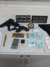 Indivíduo atira em direção à viatura e imediatamente suspeitos são presos pela PMCE em Caucaia-CE
