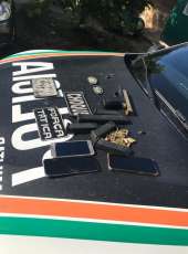 PMCE apreende arma e 85 munições em ação que resulta na prisão de dois homens em Caucaia-CE