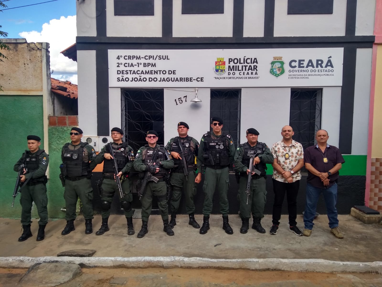 Forças de segurança realizam mega operação em combate a crimes de CVLI e CVP em São João do Jaguaribe e Alto Santo