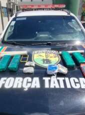 PMCE prende suspeito e apreende droga enterrada Sobral