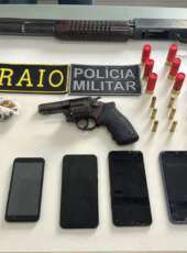 Em ação conjunta, PMCE e PCCE encontram armas de fogo enterradas em Iguatu