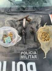 PMCE captura foragido da Justiça e apreende armas de fogo e munições em Itarema