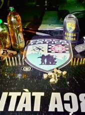 PMCE apreende armas, drogas, gasolina e prende suspeito após confronto em Caucaia