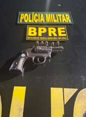 Em Cariré, BPRE prende homem por porte ilegal de arma de fogo em abordagem