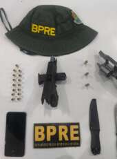 PMCE apreende duas armas de fogo e prende homem de 31 anos em Senador Pompeu