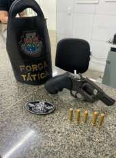 PMCE apreende revólver e munições em imóvel abandonado no bairro Croatá, em Pacajus