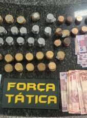 PMCE prende homem por furto qualificado e recupera dinheiro subtraído de farmácia em Russas