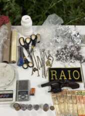 PMCE prende homem por tráfico de drogas, posse ilegal de arma de fogo e crime ambiental em Novo Oriente