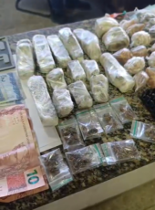 PMCE apreende drogas, munições e dinheiro em ação contra o tráfico em Tianguá