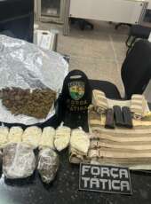PMCE apreende drogas e materiais ilícitos durante incursão na comunidade do Baixa Pau