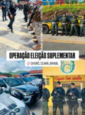 PMCE atua nas eleições suplementares e comandante-geral acompanha operação