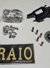 Polícia Militar apreende arma de fogo e drogas em São Gonçalo do Amarante