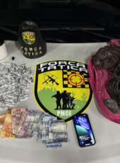 PMCE prende suspeito com porções de drogas e fios de cobre na comunidade Lagamar, em Fortaleza