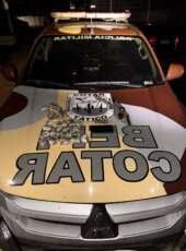 Cotar da PMCE captura dupla e apreende arma de fogo, drogas e recupera motoneta em Crateús