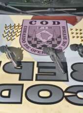 PMCE prende suspeito com quatro armas de fogo no município de Brejo Santo