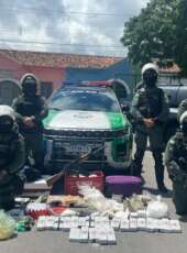 PMCE apreende mais de 38 kg de drogas, captura suspeito e desarticula laboratório clandestino em Sobral