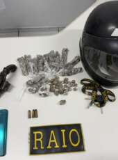 PMCE apreende arma de fogo, drogas e prende suspeito Sobral