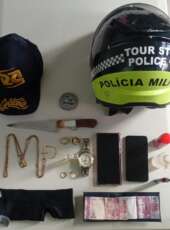 Polícia Militar prende suspeito por roubo e recupera pertences de vítimas na Beira-Mar