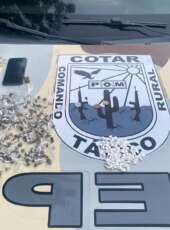 BEPI da PMCE apreende drogas e munições e prende suspeito por tráfico em Reriutaba