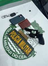 PMCE prende suspeito por porte ilegal de arma de fogo em Fortaleza
