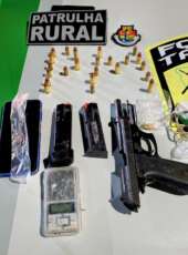 PMCE prende homem armado e apreende drogas e munições em Maranguape