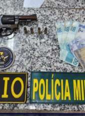 CPRaio da PMCE apreende arma de fogo e prende suspeito em Itarema