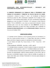 CONVOCAÇÃO PARA HETEROIDENTIFICAÇÃO – REFERENTE AOS CONCURSOS DE SOLDADO PMCE