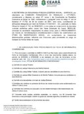 CONVOCAÇÃO PARA PREENCHIMENTO DA FICHA DE INFORMAÇÕES CONFIDENCIAIS