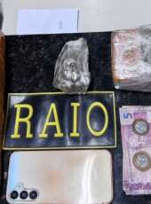 PMCE apreende 1,5 kg de maconha e prende homem por tráfico em Forquilha