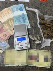 PMCE prende suspeito por tráfico de drogas em Horizonte