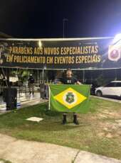 Oficial do Policiamento de Eventos do BPChoque da PMCE conclui especialização na PMBA