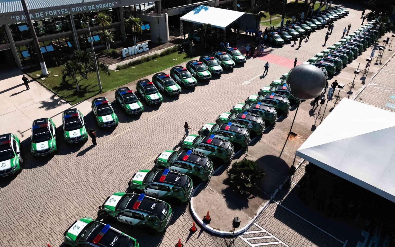 Com entrega de mais 72 viaturas, Governo do Ceará ultrapassa a marca de mil novos veículos destinados somente à PMCE