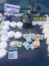 PMCE apreende mais de 11 kg de cocaína, mais R$ 24 mil em espécie e prende suspeito em Iguatu