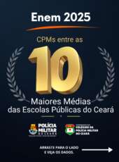 Colégios da Polícia Militar do Ceará se destacam em ranking educacional estadual