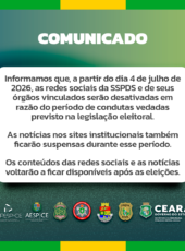 COMUNICADO LEGISLAÇÃO ELEITORAL