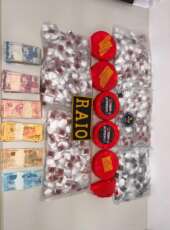 CPRaio da PMCE apreende mais de 5 kg de cocaína e R$ 2,1 mil em Sobral