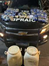PMCE apreende mais de 33 kg de drogas e prende homem por tráfico em Sobral